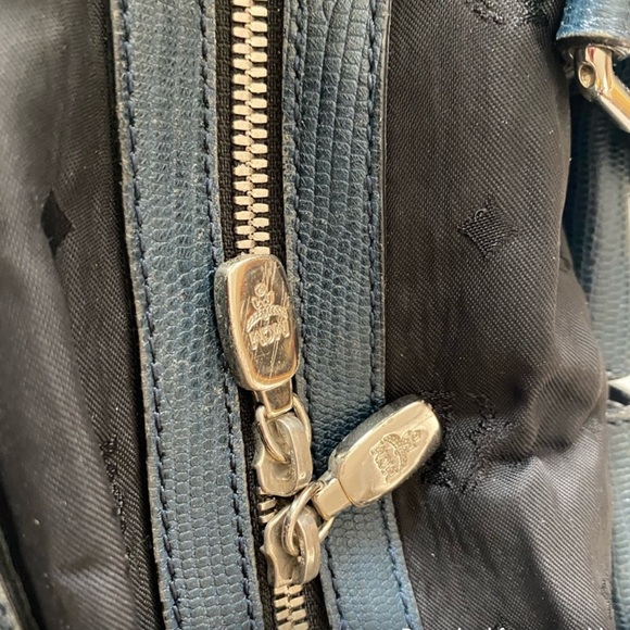 Black MCM Monogram Boston Bag - Picture 9 of 16